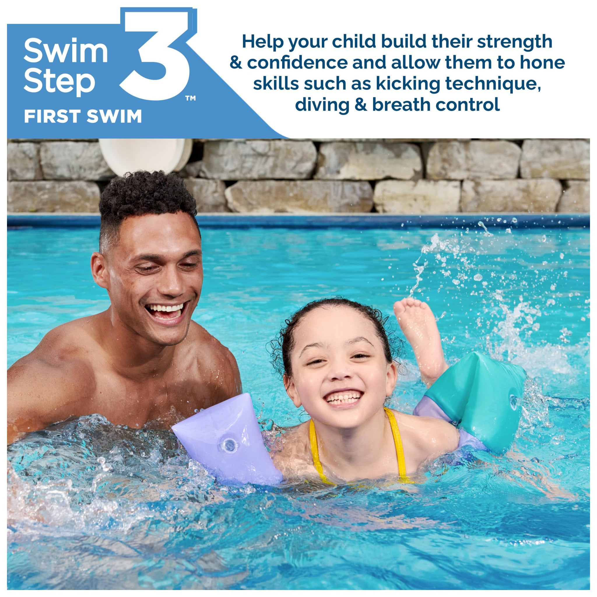 Swimways Soft Swimmies Toddler Floaties, Learn-to-Swim Inflatable Pool Floats & Arm Floaties, Swimming Pool Accessories for Kids