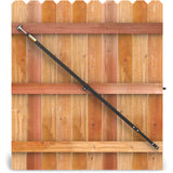True Latch 9 Telescopic Gate Brace Wood Privacy Fence Anti Sag Gate Kit Gate Hardware Kit for Outdoor Wooden Fence Gates, 1