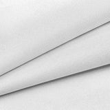 Waterproof Canvas Fabric by The Yard - 58 600D Polyester Cordura Fabric - Upholstery Fabric for Indoor Outdoor Chair(White, 2 Ya