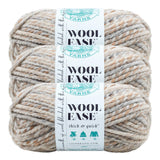 (3 Pack) Lion Brand Yarn 640536 WoolEase Thick and Quick Yarn, Fossil3