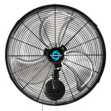 Tornado 20 Inch Pro Series High Velocity Oscillating Wall Mount Fan For Industrial, Commercial, Residential Use 3 Speed 5250 CFM