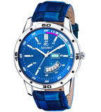 Adamo Synthetic 846Sbl05 Men'S And Boy'S Expedition Analog Dial Day And Date Watch, Blue