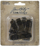Tim Holtz Advantus TYPE CHIPS IDEAOLOG 42/PKG, Thought Tokens