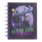 Happy Planner Disney Villains Jan.-Dec. 2026 Disc-Bound Planner, Classic Size, 7 x 9.25, Vertical Layout, Made for Mayhem