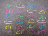 Silly Bandz Fun Shapes - 24 Pack