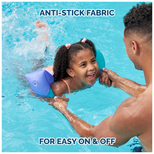 Swimways Soft Swimmies Toddler Floaties, Learn-to-Swim Inflatable Pool Floats & Arm Floaties, Swimming Pool Accessories for Kids