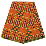 Stioyitois African Fabric 6 Yard Printed Wax Cloth African Ankara Fabric for Prom Dress P8