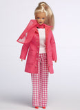 Mccall'S Patterns Retro-Style Clothes And Accessories For Doll Sewing Pattern, One Size Only