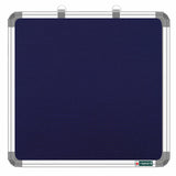 Yajnas 3X3 Feet Premium Material Blue Designed Notice Board/Soft Board/Bulletin Board/Pin-Up Display Board For Study Room, Offic
