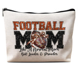 YeiHe Football Lovers Accessory: Mom's Gifts Cosmetic Zipper Makeup Pouch