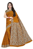 TAMAIRA FASHION Womens Plain Weave Pure Cotton Saree Without Blouse Piece(AB16_Mustard)