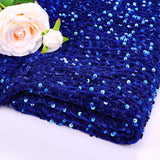 Sequin Fabric 2 Yards Royal Blue Stretch Sequin Velvet Fabric by The Yard Thick Velvet Cloth Soft Sewing Fabric for Costumes Dre