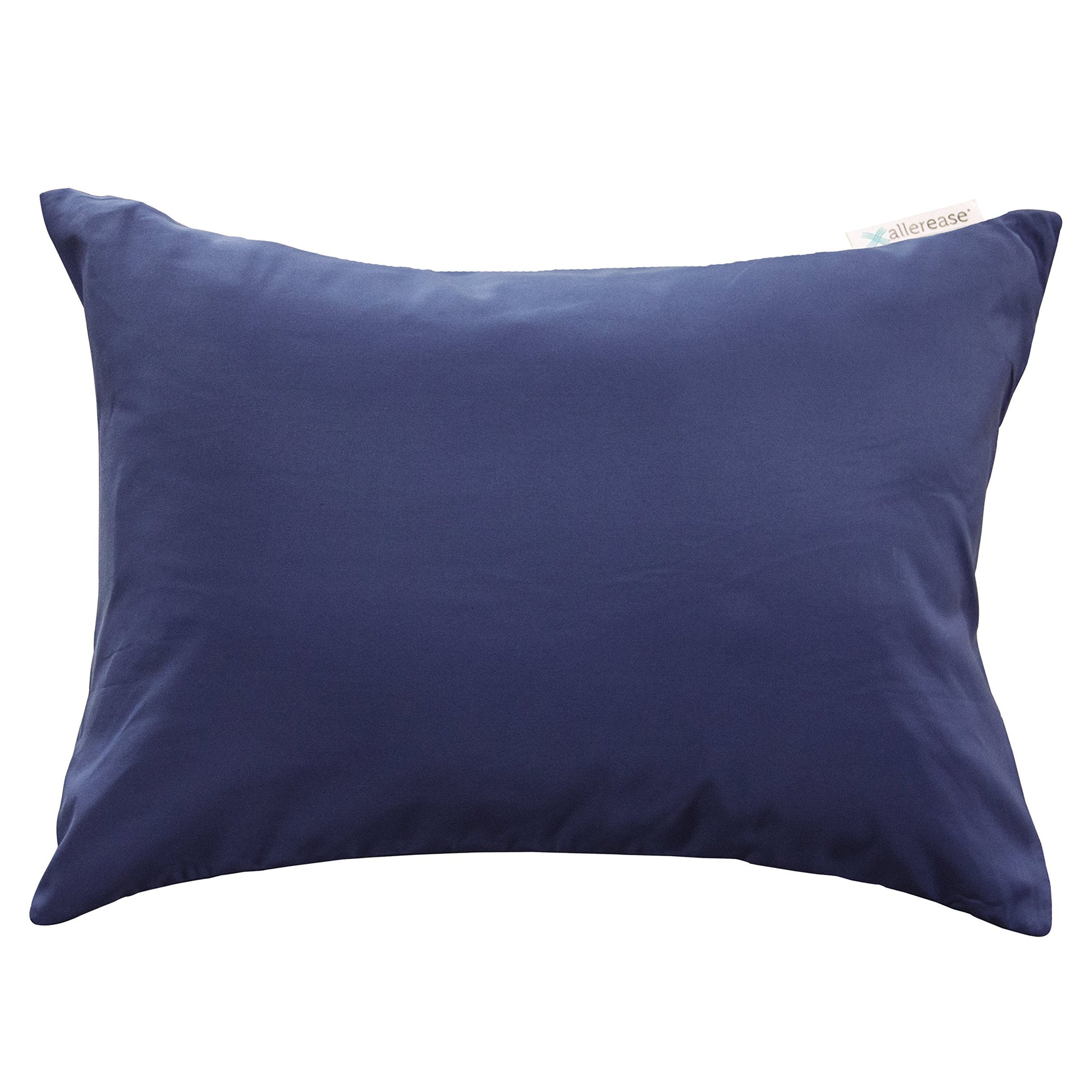 Aller-Ease Small Pillow Protector, Travel 14 x 20, Navy
