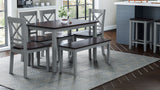 Jofran Inc. Asbury Park X Back Chair (Set Of 2)
