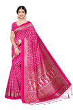 Anni Designer Art Silk Saree With Blouse Piece (Aparna-Pink-1_Pink_Free Size),Pink,Free Size