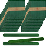 CraftySticks- 1000 Pack 4.5 Inch Green Painted Popsicle Sticks, Wood Craft Sticks for Crafts, Learning and STEM Basics