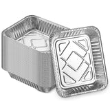 MontoPack Aluminum Foil Pans Half Size Roasting Chafing Pan | Bulk 30 Pack of 9x13 Tins for Cooking, Baking & Catering | Heavy D