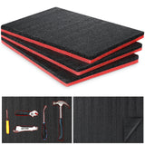 Frienda 3 Pcs Tool Box Foam Organizers, 12 x 10 x 2 Inch Adjustable Shadow Tool Chest Drawer Foam Inserts Non Slip Toolbox Drawe