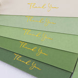 Crisky Sage Green Thank You Cards with Envelopes & Stickers, 50 Pack Bridal Shower Graduation Thank You Cards Small Business, We