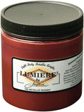 Jacquard Lumiere Fabric Color 8 oz Jar Metallic Russet