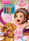 Fancy Nancy Disney 48-Page Coloring and Activity Book with 12 Mini Colored Pencils 47535 Bendon
