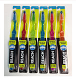 Reach Tb Crystal Blue 6ct Battery Powered Toothbrush for Adults