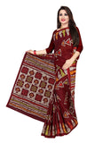 Tamaira Fashion Womens Plain Weave Pure Cotton Saree Without Blouse Piece(Ab13_Maroon)