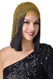 BABEYOND 1920s Beaded Cap - Roaring 20s Flapper & Cleopatra Headpiece for Gatsby Themed Party