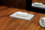 StonKraft KLEO Marble Stone Soap Dish Soap Holder Bath Accessories Bathroom Accessories (Rectangular)