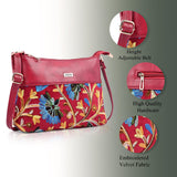Adisa Women'S Girls Embroided Sling Bag (Sl5152-Mar),Maroon,,B0F2GHBLMQ