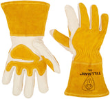 John Tillman and Co 50XL Top Grain Leather MIG Gloves with Split Leather Palm Reinforcements, Split Leather Back, Fleece Lining,