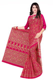 Tamaira Fashion Womens Plain Weave Pure Cotton Saree Without Blouse Piece(2336_Pink)
