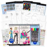 Fashion Angels Fashion & Accessory Design Sketch Set, Includes Sketch Pad with Stickers & Markers, Ultimate Fashion Design Sketc