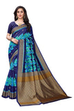 Gosriki Women'S Mysore Silk Saree With Blouse Piece (Shaik Blue_Free Size),Blue,,B08L6JJ8PQ