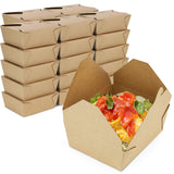 Fit Meal Prep 48 oz To Go Boxes, Paper Take Out Containers, Lunch Meal Food Boxes disposable #8, Microwave Safe, Leak Grease Res