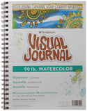 Strathmore 400 Series Visual Watercolor Journal, 90 LB 9x12 Cold Press, Wire Bound, 34 Sheets