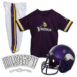 Franklin Sports Minnesota Vikings Kids NFL Uniform Set - Youth NFL Team Jersey, Helmet, Pants + Apparel Costume - Official Gear 