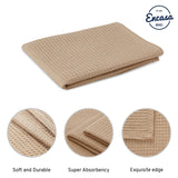 Encasa Homes Anti-Odour Waffle Kitchen Dish Towels, 18 x 28 inch (4 Pc Set) Highly Absorbent, Tea Towels for Cleaning & Quick Dr