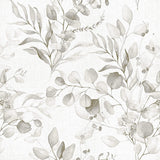 Naphite Floral Wallpaper Peel and Stick Wallpaper for Bedroom Grey Floral Boho Contact Paper for Cabinets Drawer Self Adhesive R