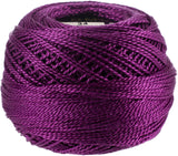 DMC Pearl Cotton Ball Size 8 87ydDark Fuchsia