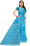Tamaira Fashion Womens Moonga Doria Pure Cotton Saree Without Blouse Piece(1756_Turquoise)