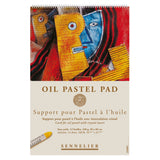 Sennelier Oil Color Pastel Pad, 15.75 x 23.5, White