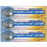 Natural Fluoride Free Propolis Toothpaste Anti-Plaque Triclosan Free No Preservative, No Artificial Sweetener, No Chemical, with