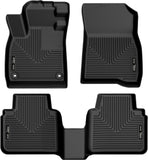 Husky Liners Weatherbeater Floor Mats | Fits 2023 2024 Honda Accord | Front & 2nd Row, 2 pcs. | Black 99421