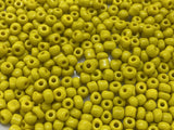 Czech Glass Seed Beads Size:6/0 40 gr / 1.4 oz (Yellow)