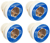 Bussmann SL15 Low Voltage Medium Duty Time Delay Plug Fuse, 125 Vac, 15 A, 10 Ka