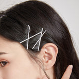 Dofash Silver Bobby Pins Hair Pins Steel Hair Clips 3.5Cm/1.38 Hair Accessories For Women 100PCS (Silver)