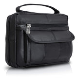 B&F Embassy Black Solid Genuine Leather Bible Cover