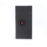 Qpower Single 10'' Universal Downfire Or Behind The Seat Emplty Enclosure