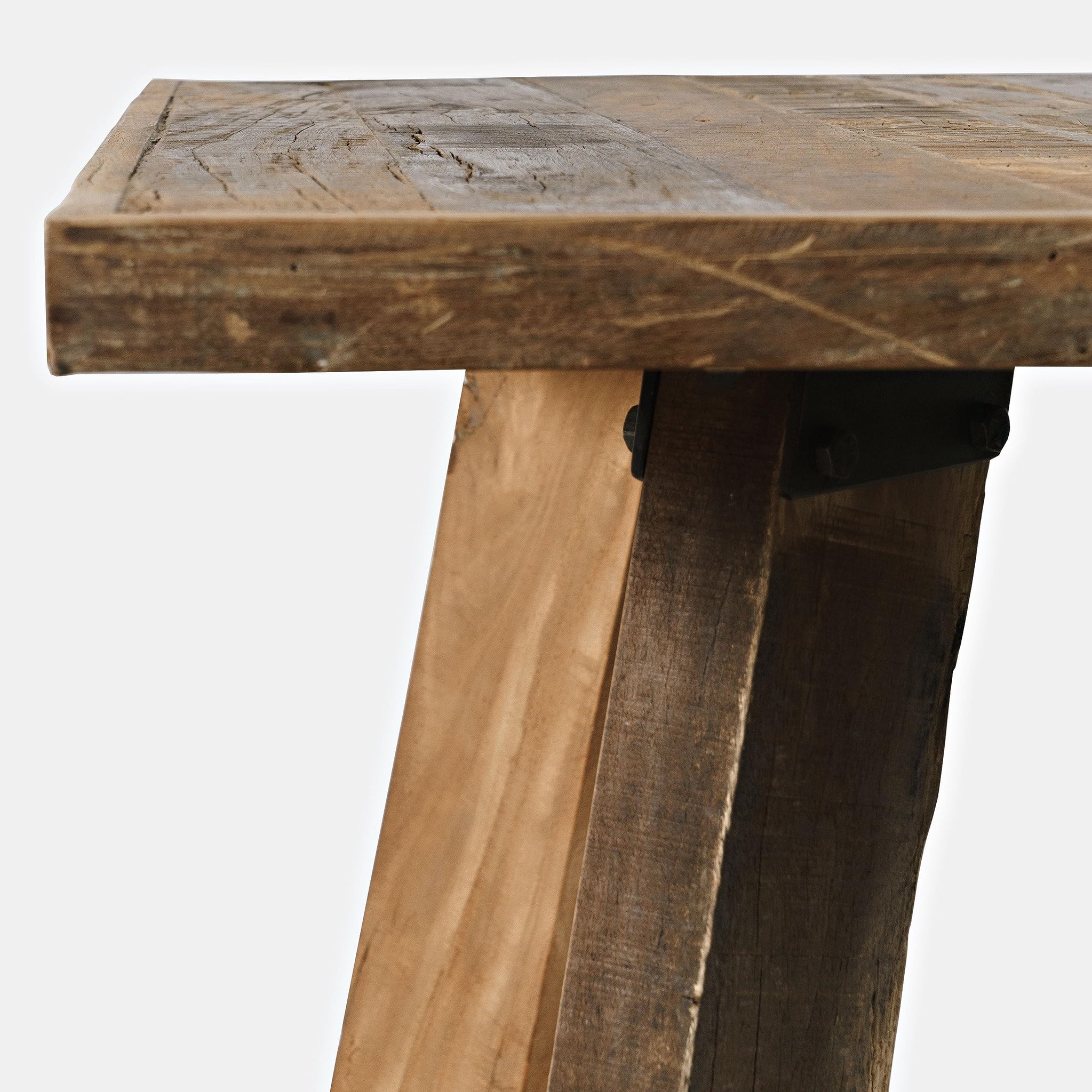 Jofran Reclamation 42 Rustic Reclaimed Solid Wood Square Counter Height Dining Table